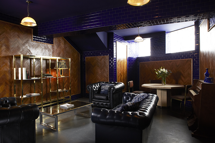 Stylish lounge at Village Underground, perfect for networking and meetings.