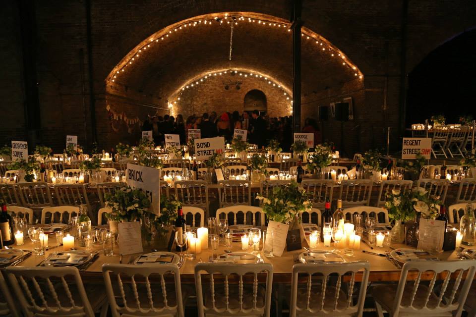 Elegant banquet setting at Village Underground, perfect for weddings and formal events.