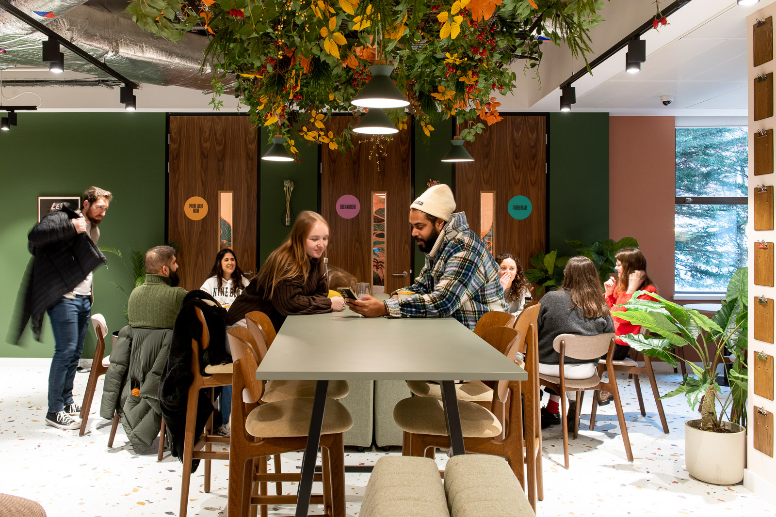 Doyle in vibrant Runway East Bloomsbury meeting space for workshops and brainstorming.