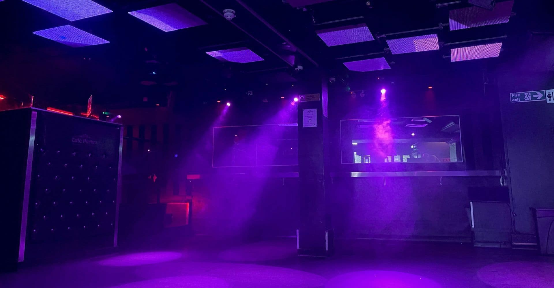 Black Jack table in Houdini's After Dark Bar, ideal for corporate events and parties.