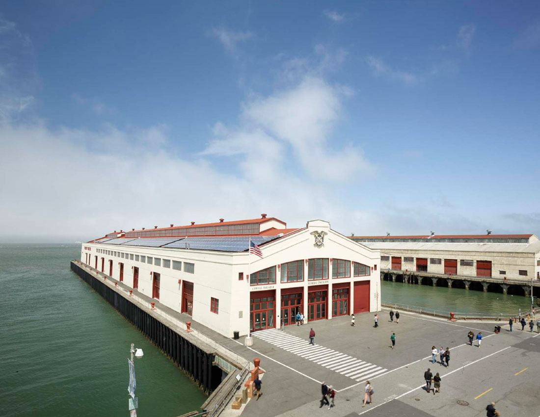 Fort Mason Center: spacious waterfront venue for events with historic architecture.