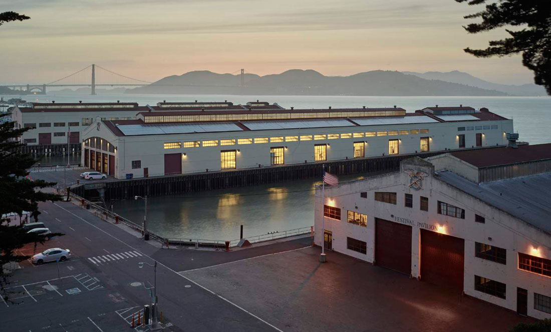Fort Mason Auditorium: waterfront venue with industrial charm for events near Golden Gate.