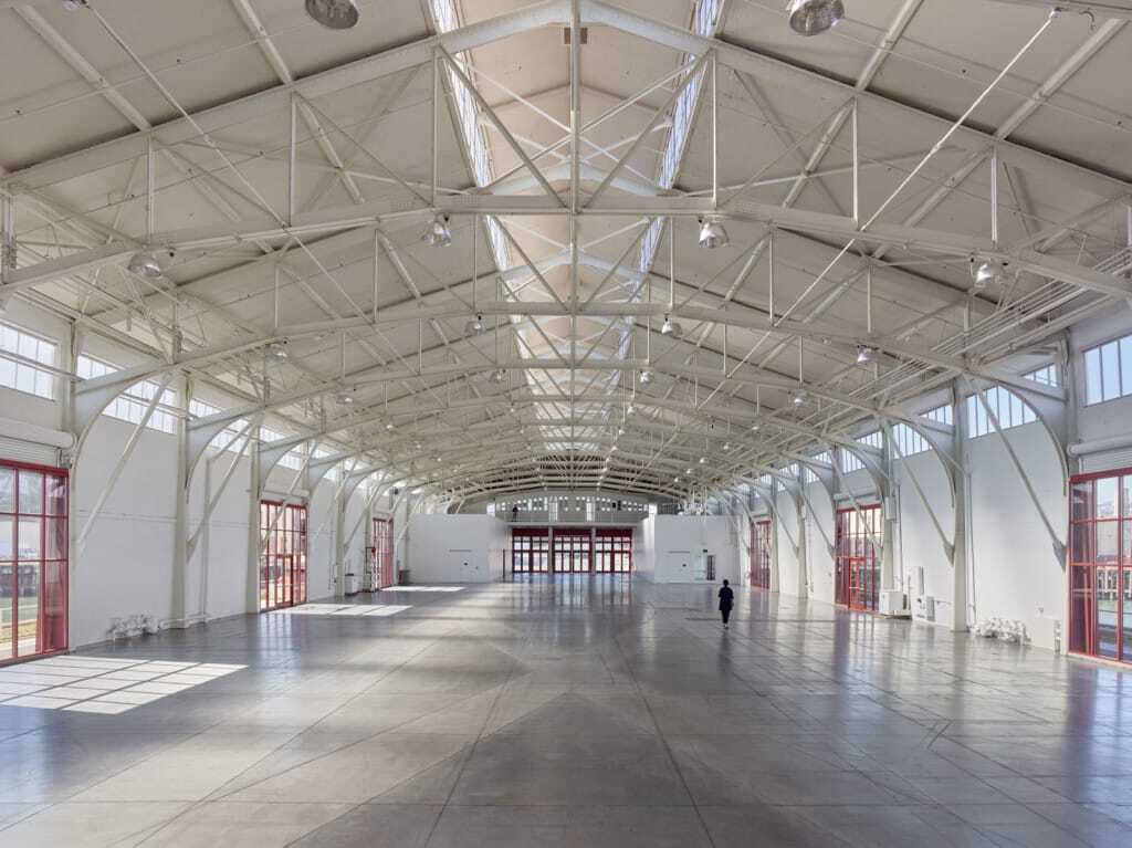 Festival Pavilion at Fort Mason: spacious venue with high ceilings for events and exhibitions.