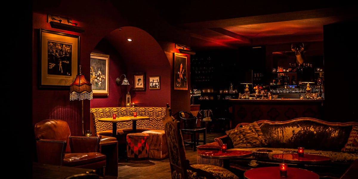 Marianne's Salon at The Cavalier: upscale venue with warm lighting for private events.