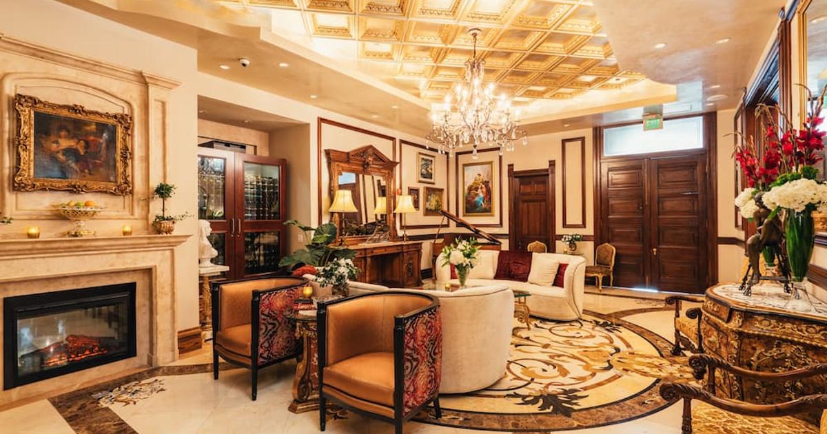 Elegant lobby at The Wine Vault, perfect for events and networking gatherings.