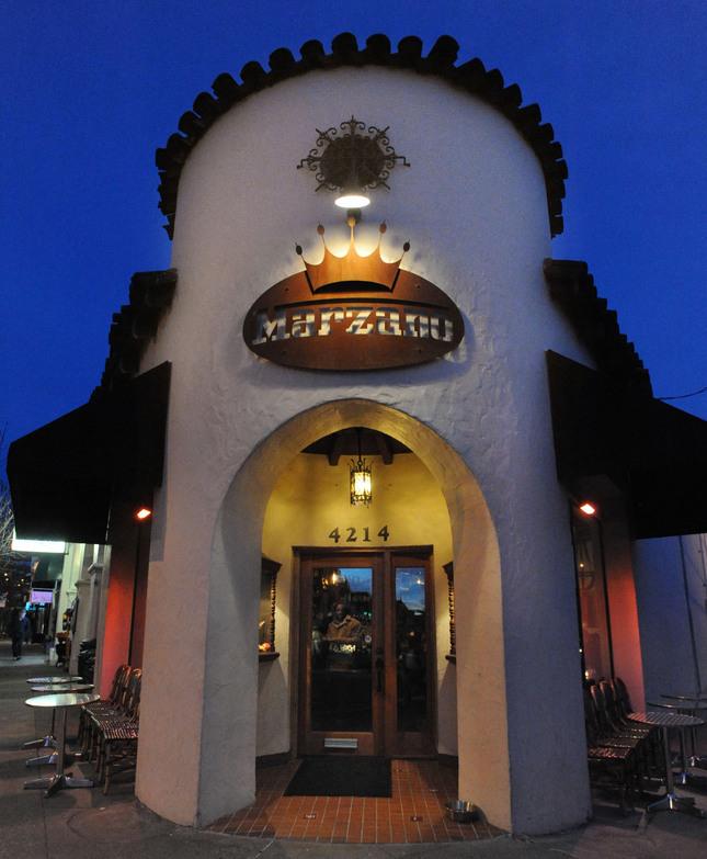 Unique Marzano Restaurant venue with warm lighting for corporate dinners and private events.
