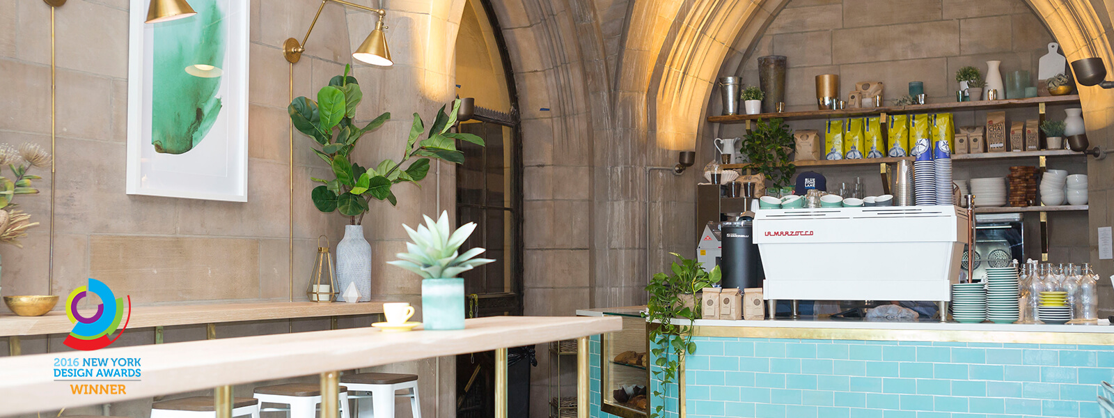 Stylish café in Studio City with warm lighting, ideal for networking events and meetings.