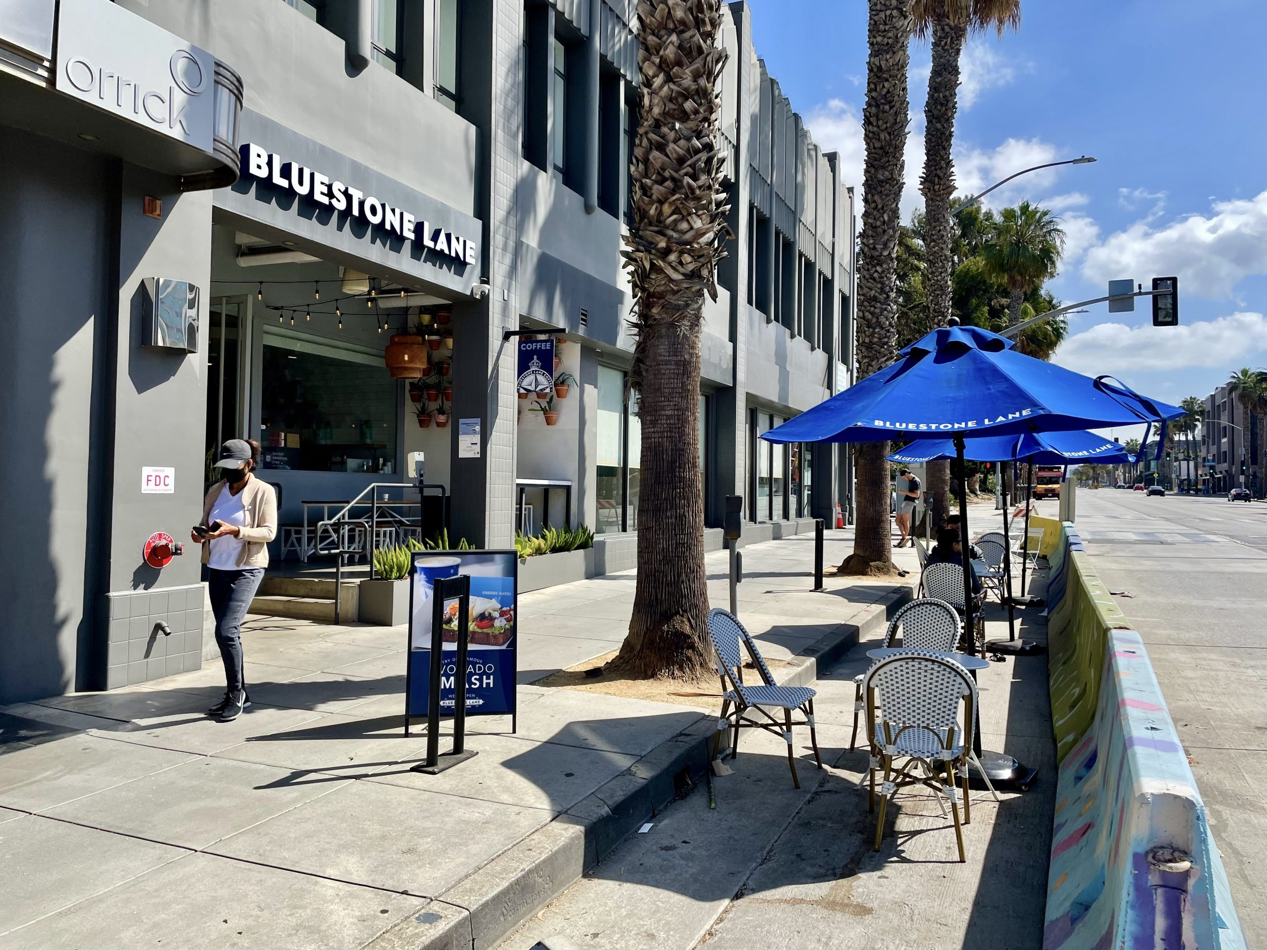 Bluestone Lane Coffee Shop Santa Monica