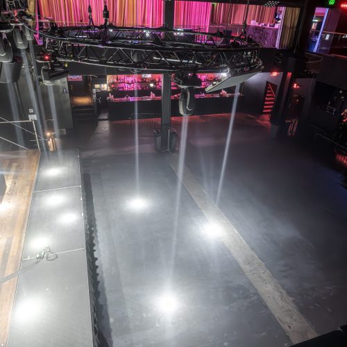 Modern event space at Lin Lounge, ideal for corporate and social gatherings.