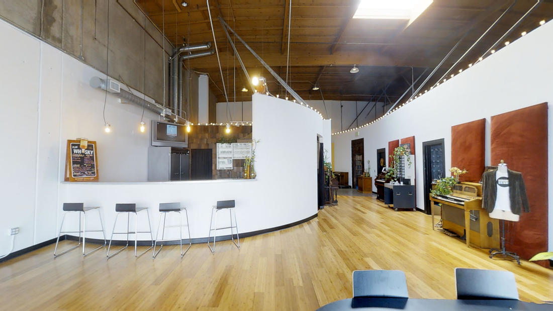 Modern Control Room at Light Rail Studios, ideal for networking events and workshops.