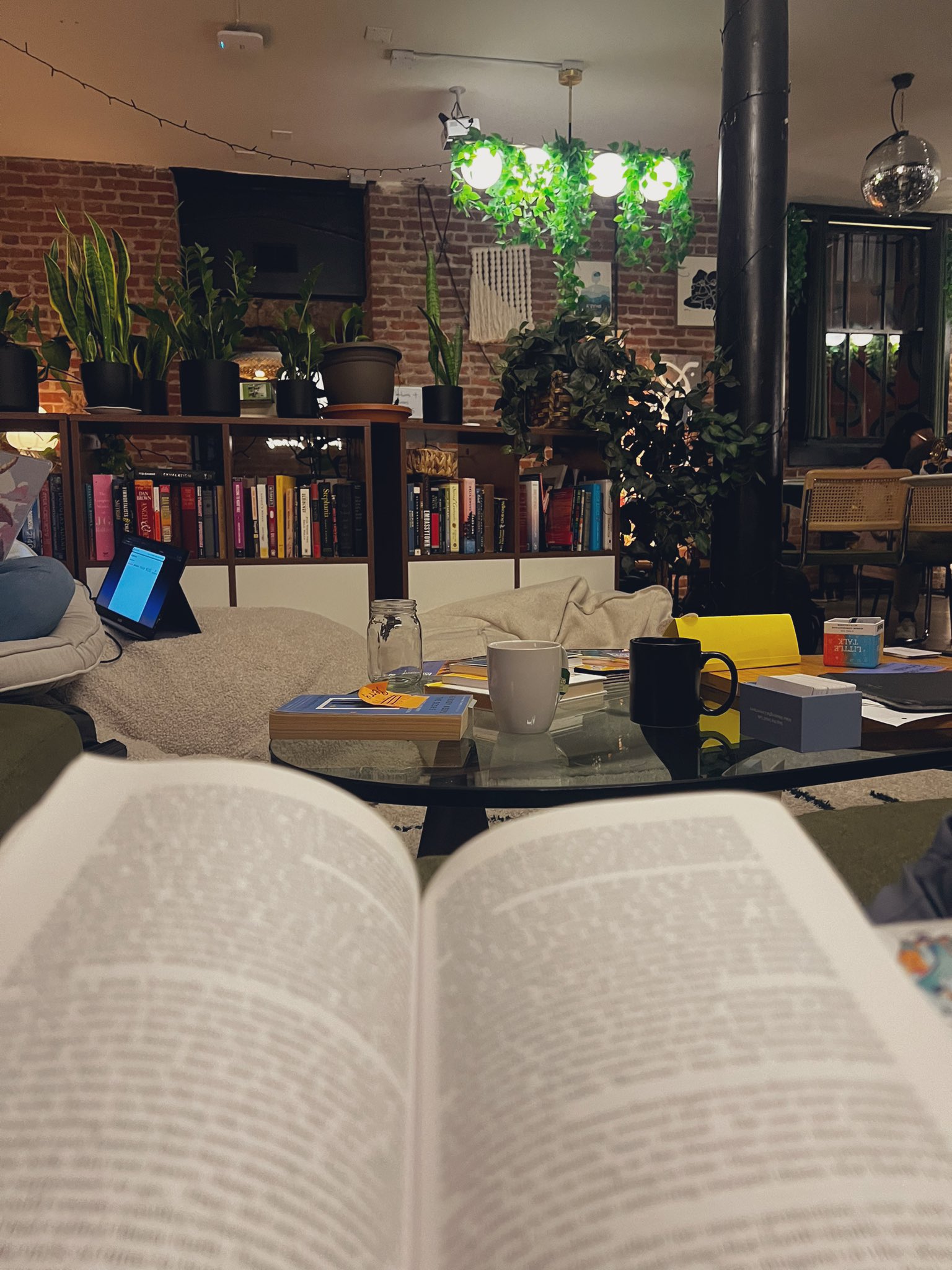 Cozy Hogwarts Co-Working Space in The Commons SF for creative workshops and team-building.