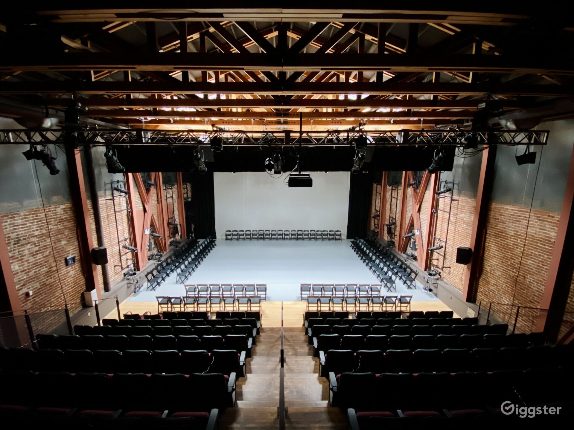 Versatile ODC Theater event space with modern design, ideal for conferences and performances.