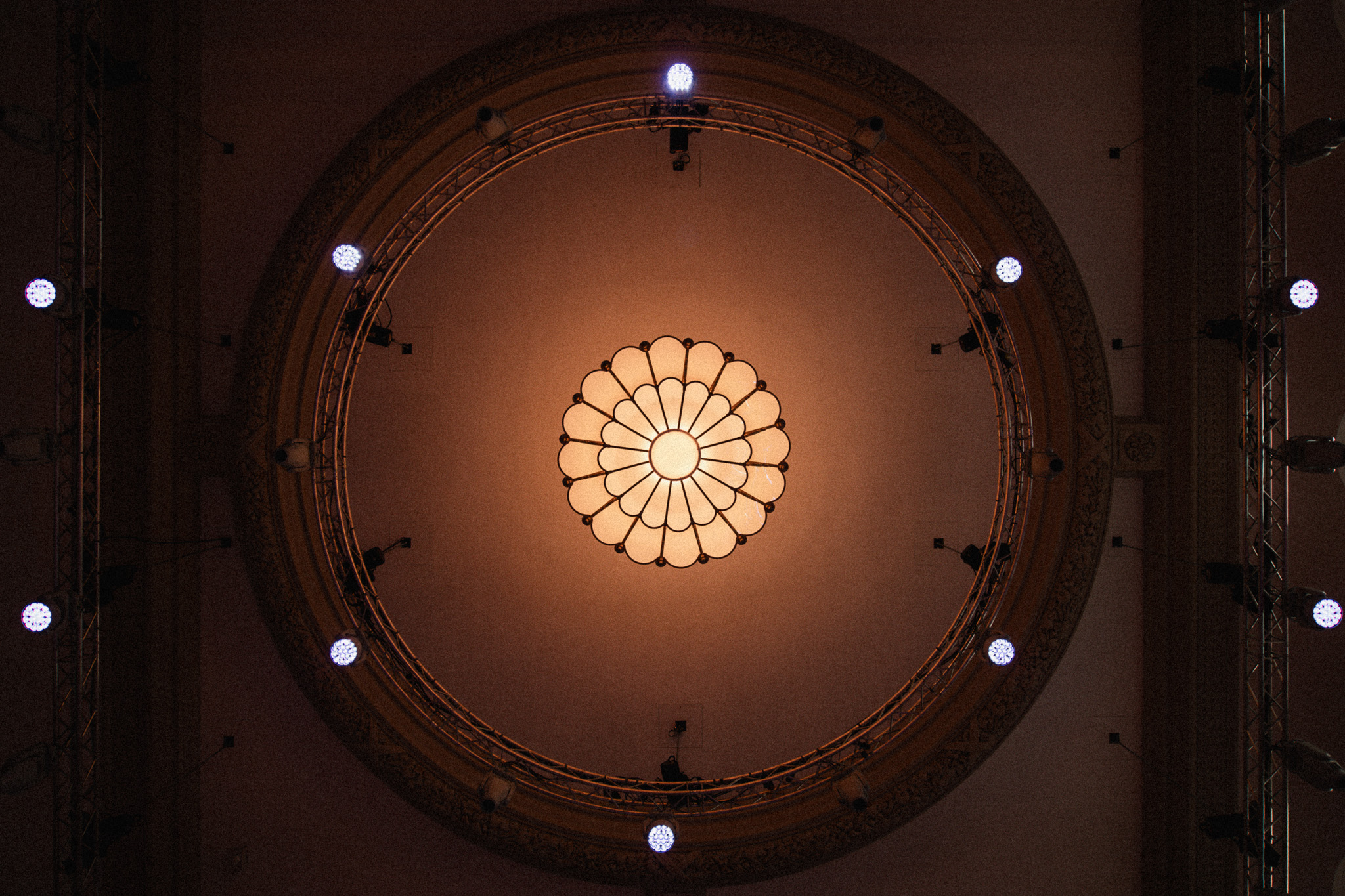 Grand Vision Hall event space, ornate ceiling, gala, awards