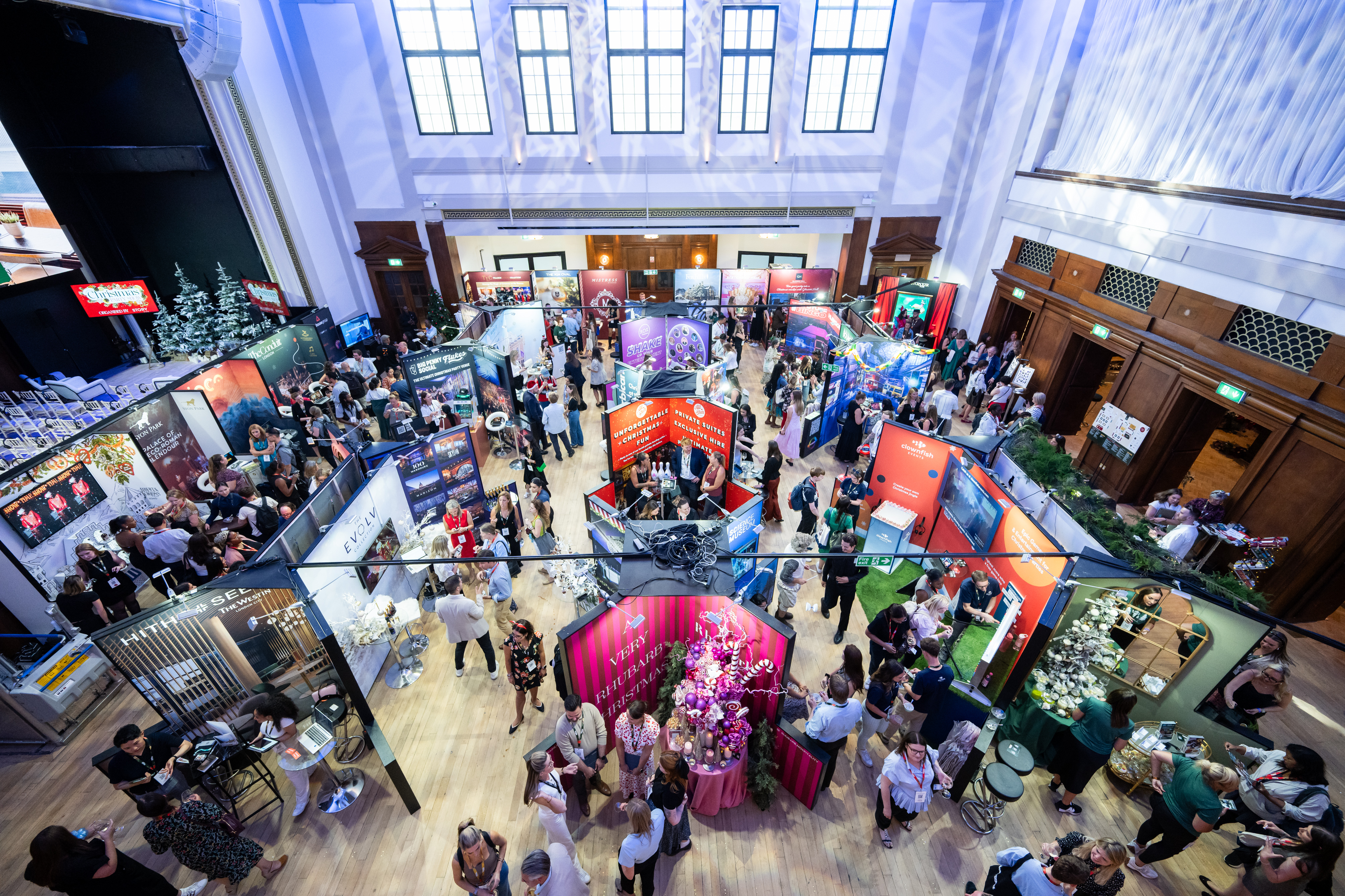 Town Hall exhibition, Vision Hall, diverse vendors, networking