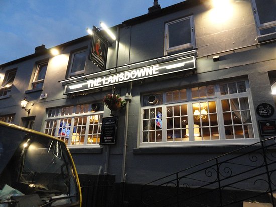 Charming Lansdowne Pub venue with warm lighting for intimate gatherings and networking events.