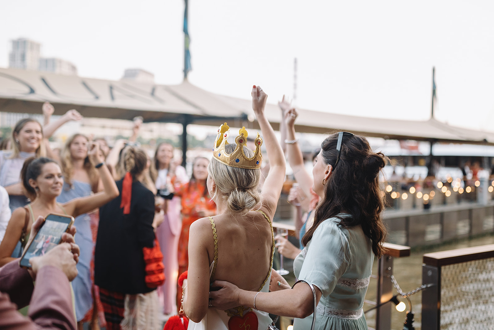 Outdoor celebration for 900 guests at Woods Silver Fleet, ideal for birthdays and bridal parties.