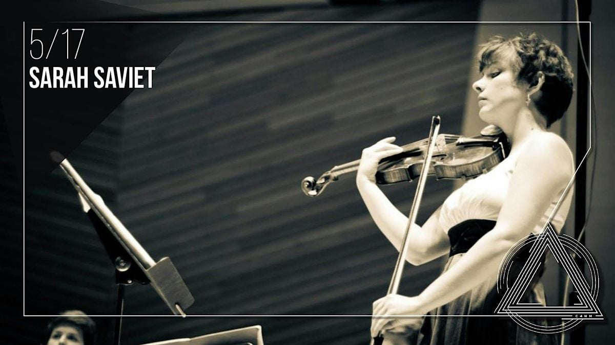 Violinist performing live at Center for New Music, enhancing event ambiance and engagement.