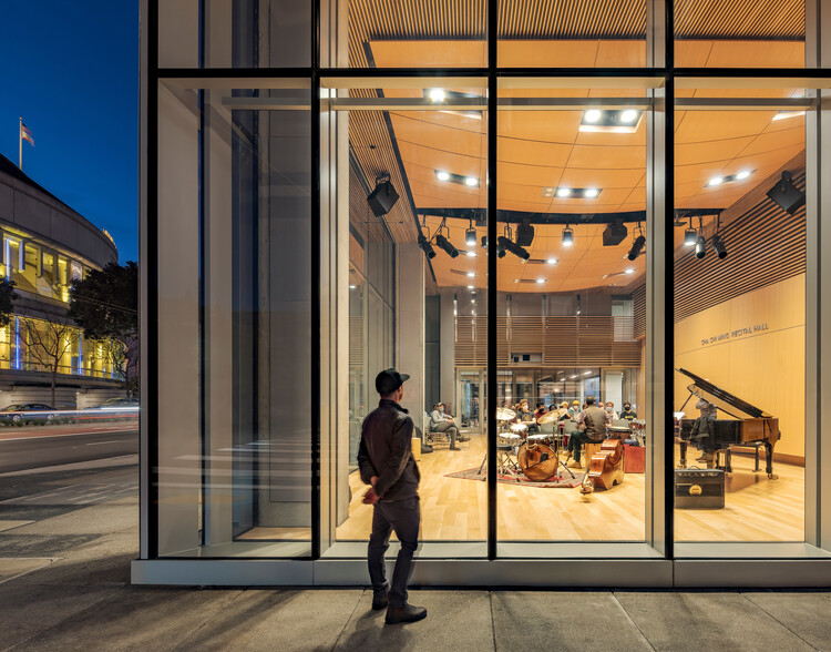 Main Hall at Center for New Music, modern event space for concerts and gatherings.