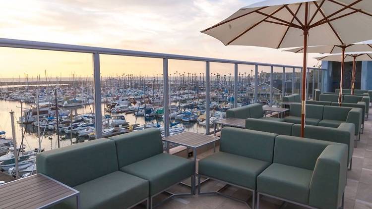 Stylish rooftop venue at Shade Hotel Redondo Beach, perfect for sunset cocktail receptions.