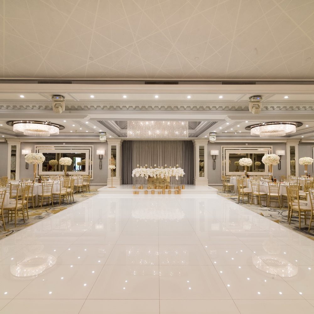 Elegant banquet hall at Victorio's Ristorante, perfect for upscale events and gatherings.