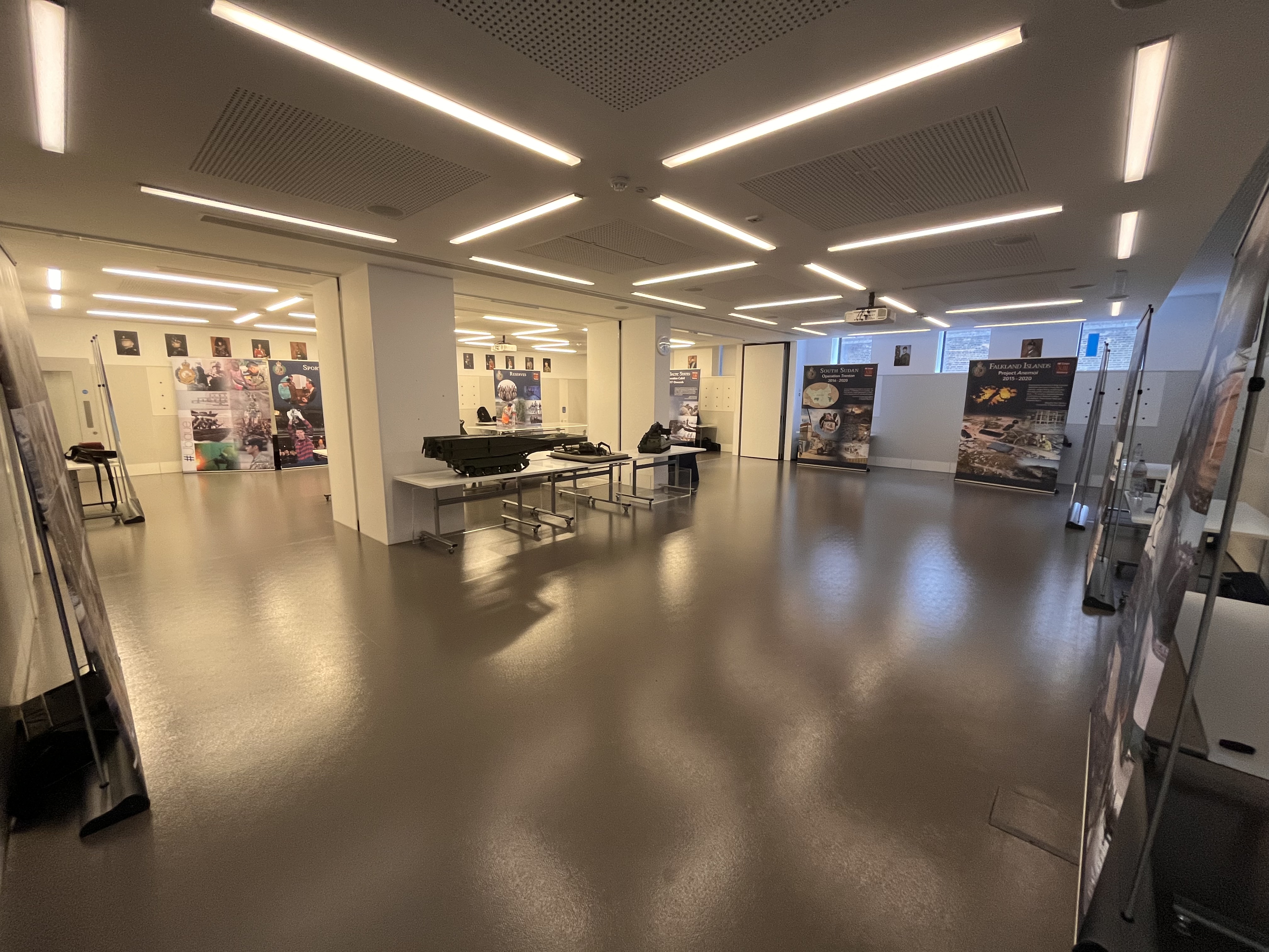 Foyle Centre at National Army Museum: modern event space for meetings and exhibitions.