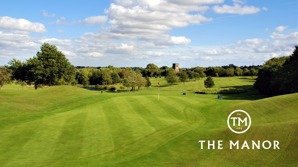 The Manor Leeds golf course, lush greenery for corporate events and team-building.