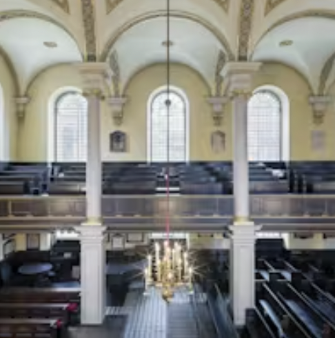 St Giles in the Fields Church venue with elegant architecture for events and meetings.