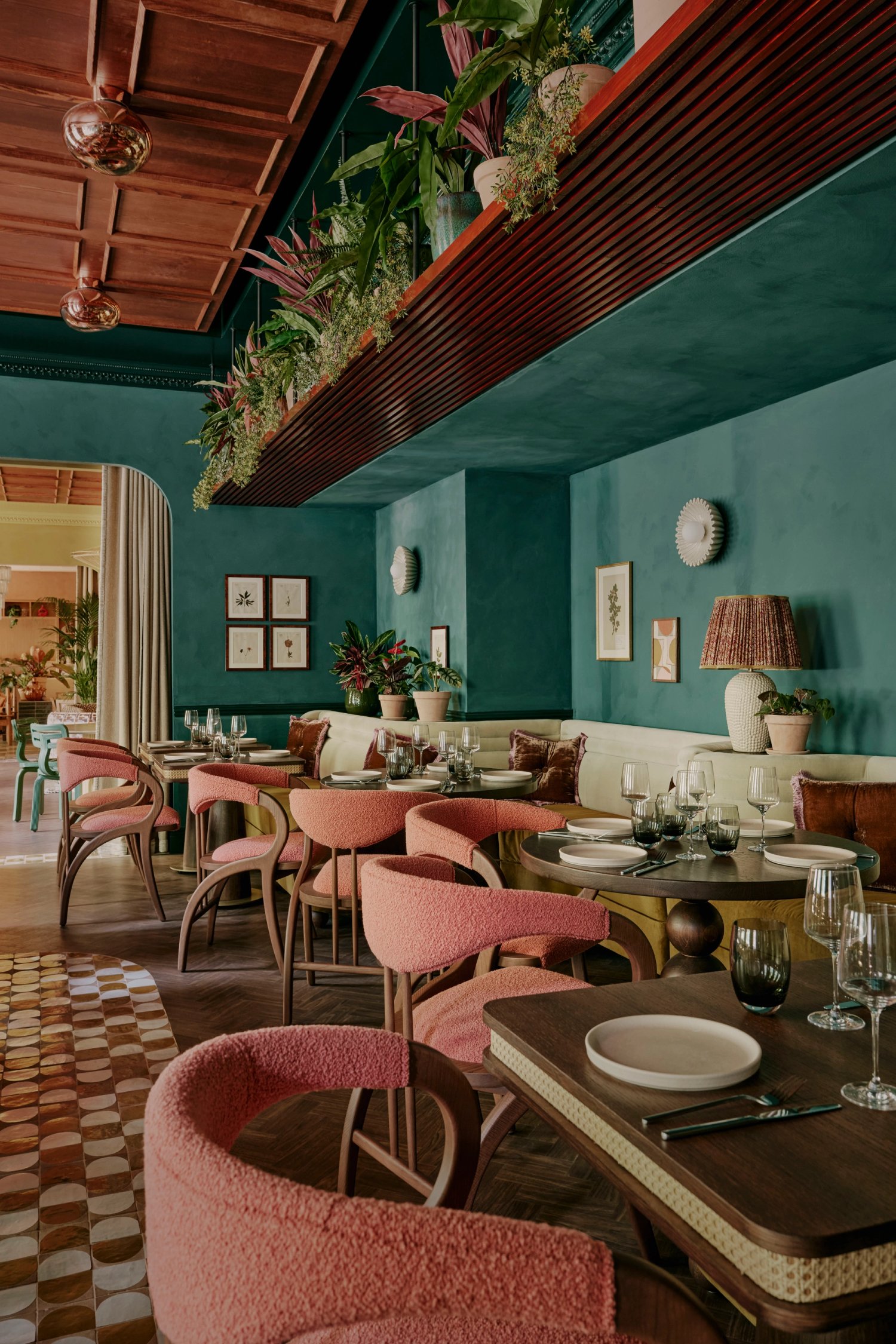 Stylish dining space in EVE Kensington, perfect for intimate gatherings and corporate events.