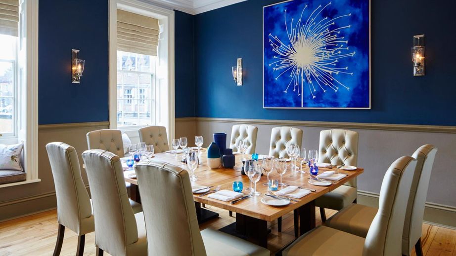 Elegant Covent Garden Room at The Woburn for corporate dinners and intimate gatherings.