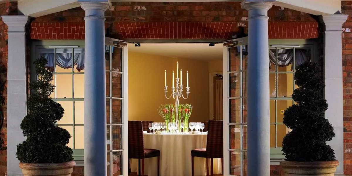 Elegant dinner setup in Covent Garden Room, perfect for intimate gatherings and receptions.