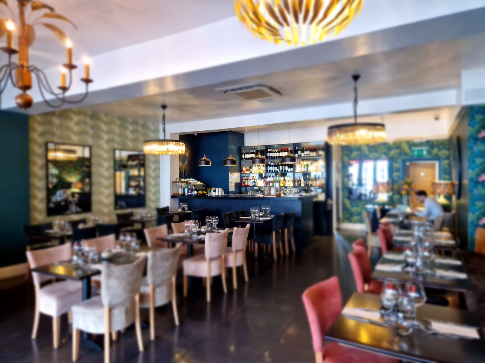 Stylish restaurant in Forty Four with elegant decor for intimate gatherings and corporate dinners.