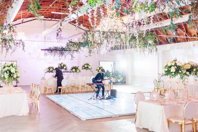 Elegant VASA San Diego event space with floral decor, perfect for weddings and gatherings.