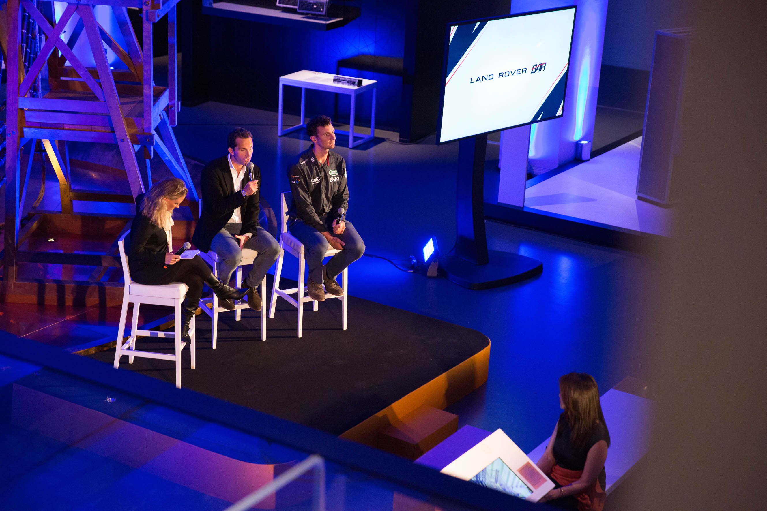 Panel discussion at The Science Museum with speakers and modern staging for engagement.