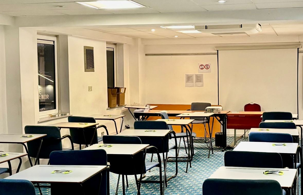 Meeting room at Mercure Nottingham Sherwood Hotel, ideal for training sessions and workshops.