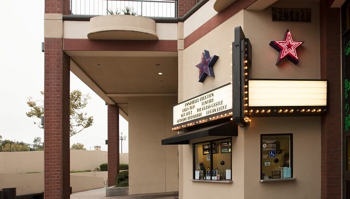 UltraStar Cinemas Mission Valley marquee, ideal for events and meetings.