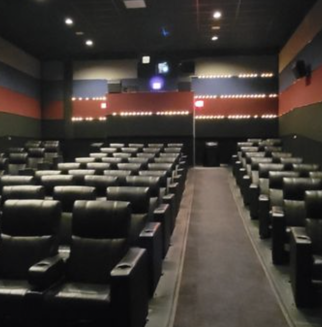 Modern UltraStar Cinemas theater with plush seating for film premieres and corporate events.