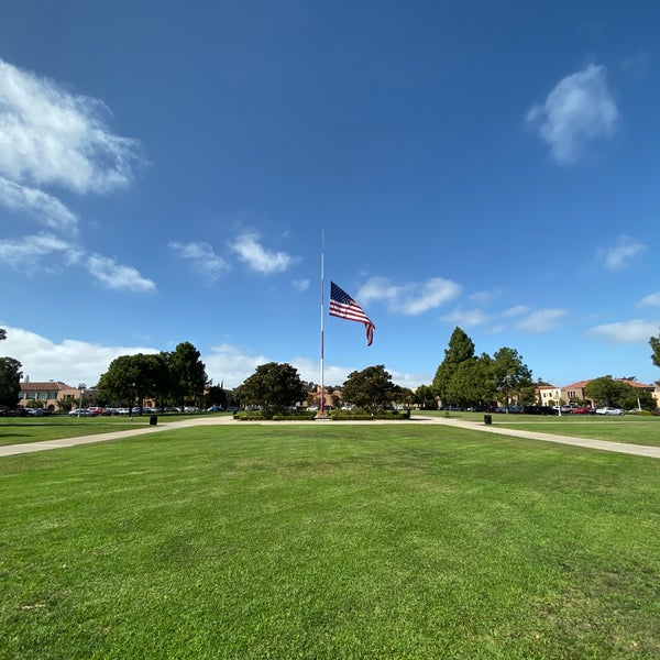 Ingram Plaza at Liberty Station, spacious lawn, ideal for events and gatherings.