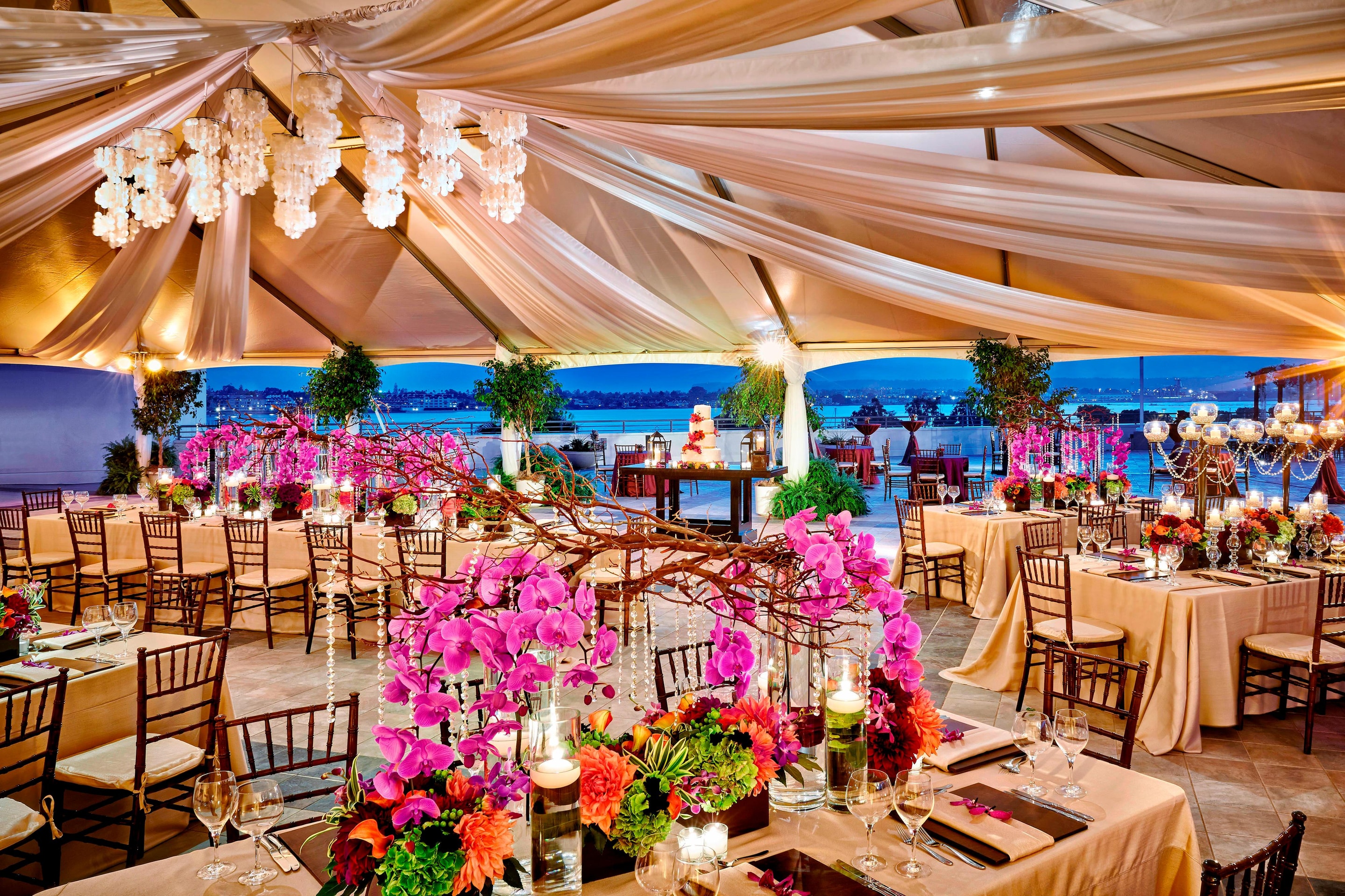 Elegant outdoor event space in San Diego for weddings and upscale gatherings.