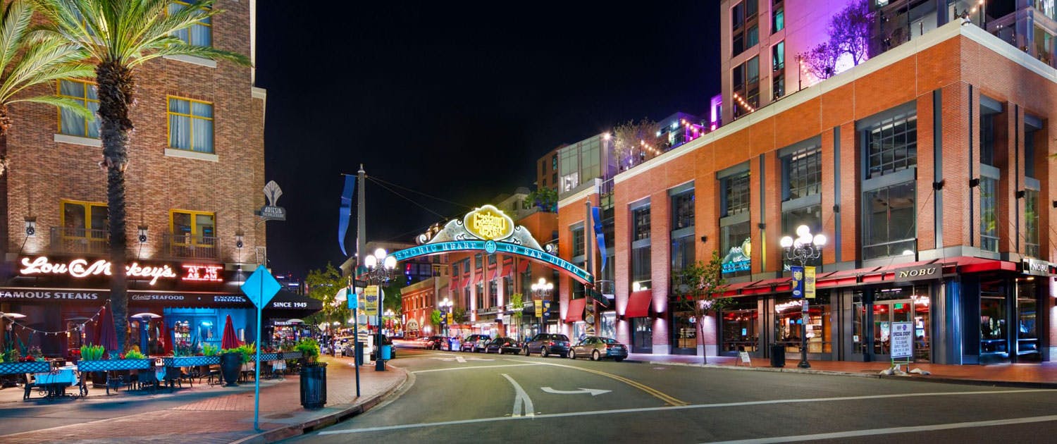 Vibrant Boardners nightlife venue with illuminated archway, ideal for events and gatherings.