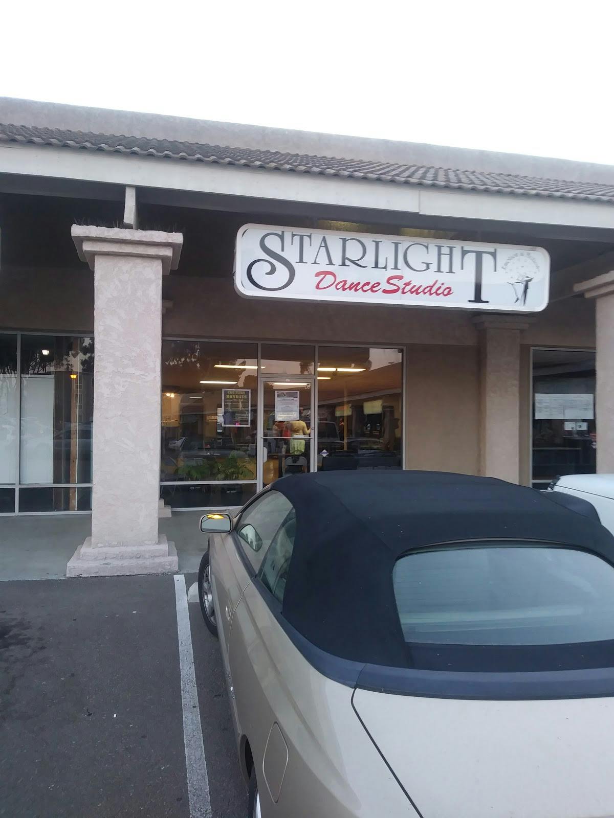 Dance studio entrance with spacious layout for classes and workshops in Starlight.