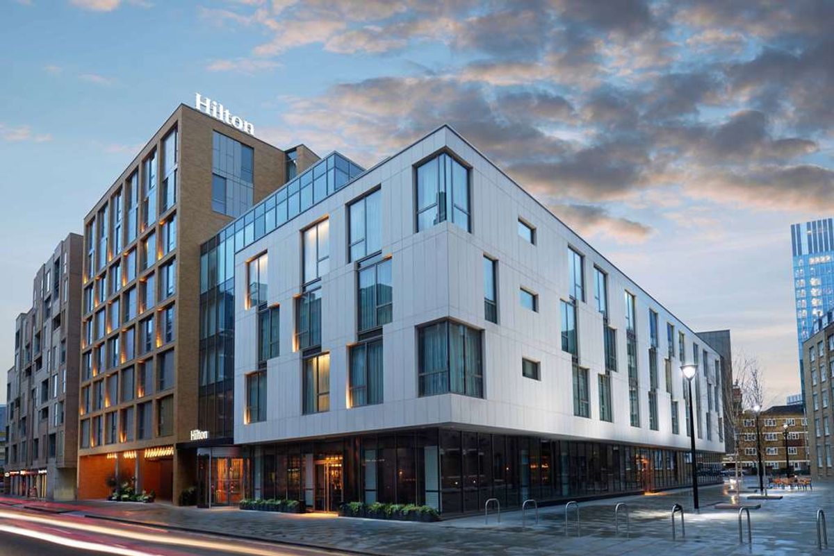 Modern Hilton Bankside hotel, London event venue