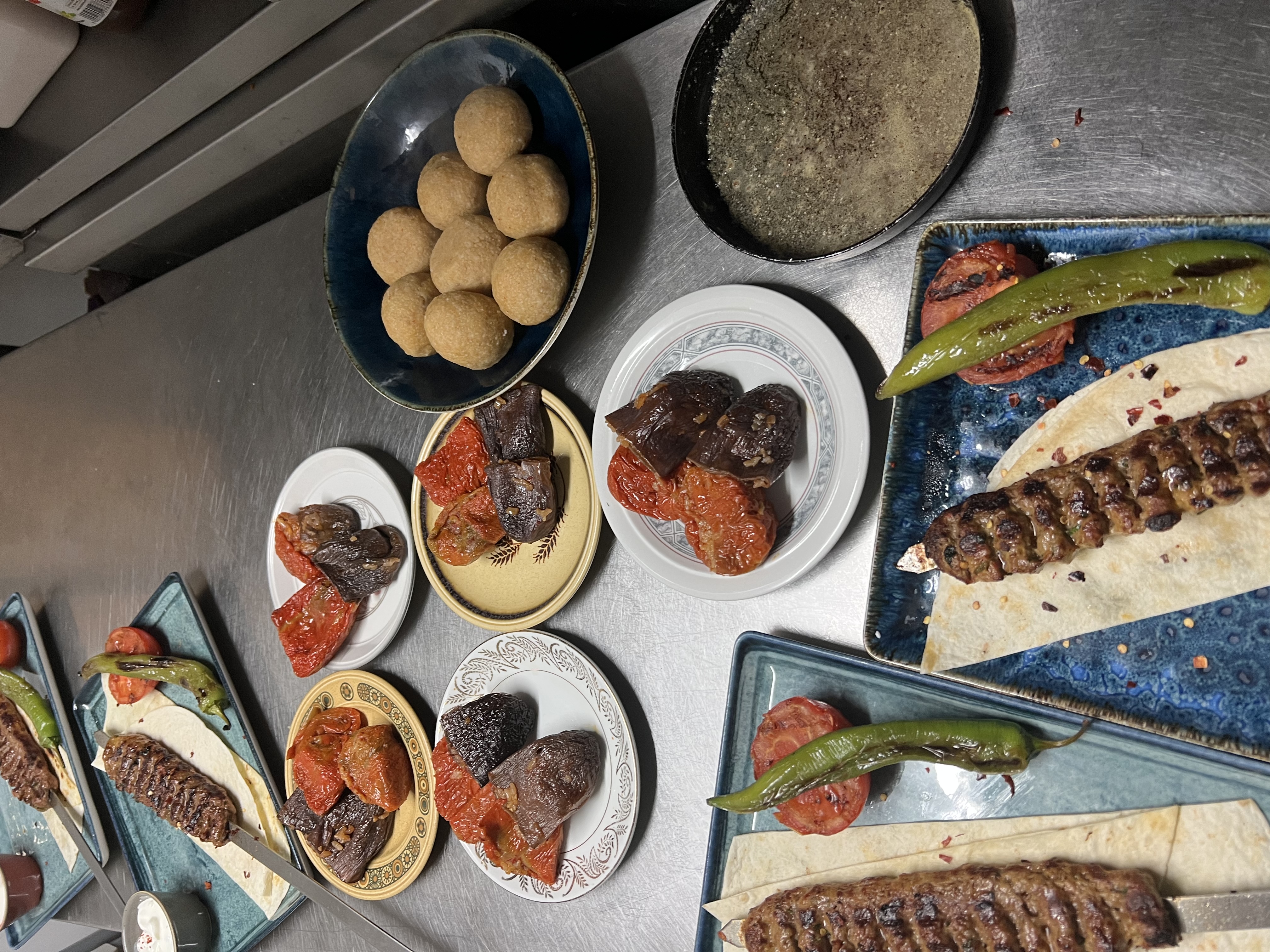 Mosaic Clapton Wine Bar vibrant catering dishes for events and celebrations.