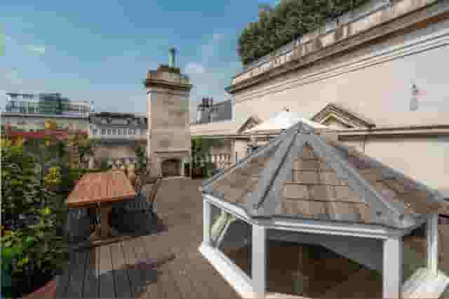 Billiards room and terrace