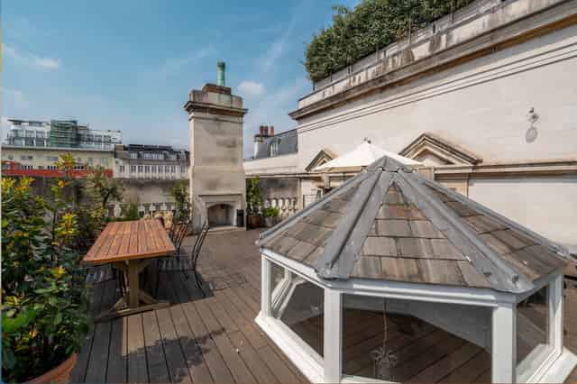 Billiards room and terrace