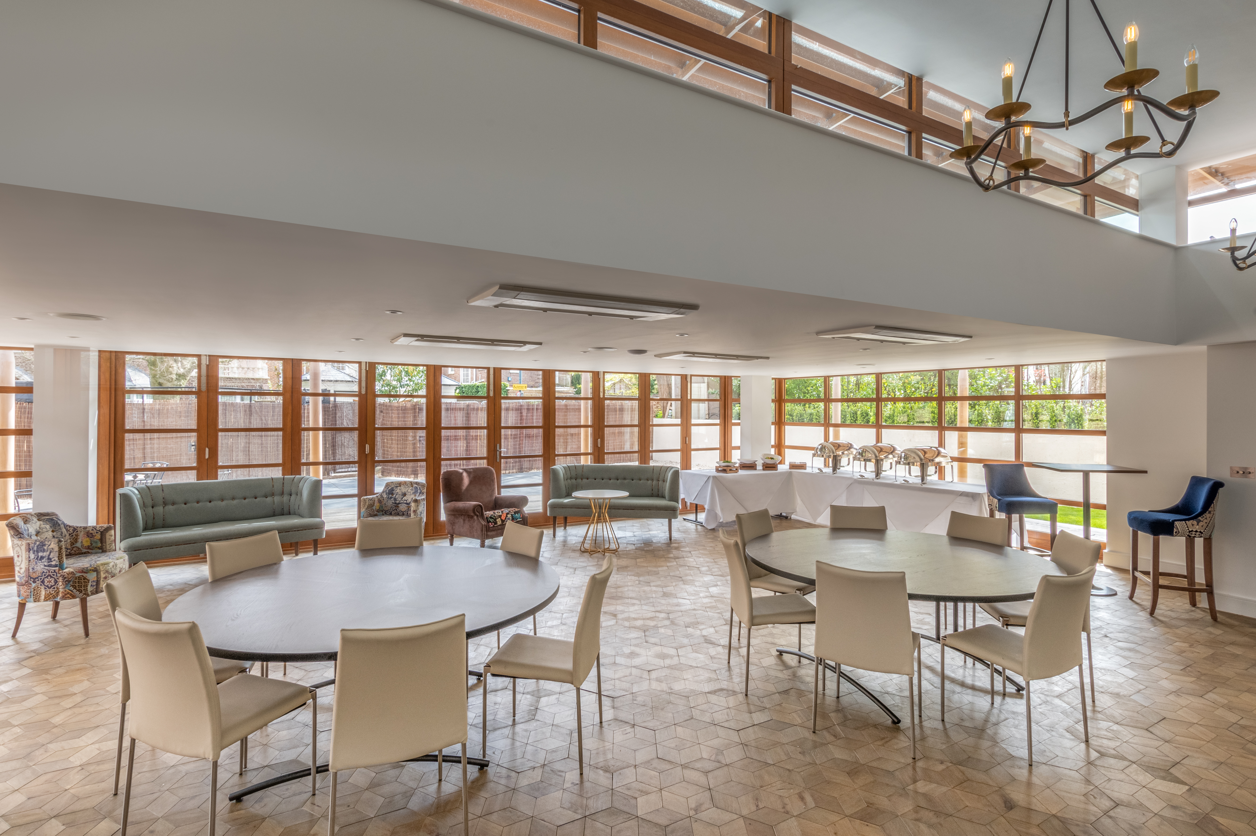 Orion Suite at Richmond Harbour Hotel, versatile event space with natural light for meetings.