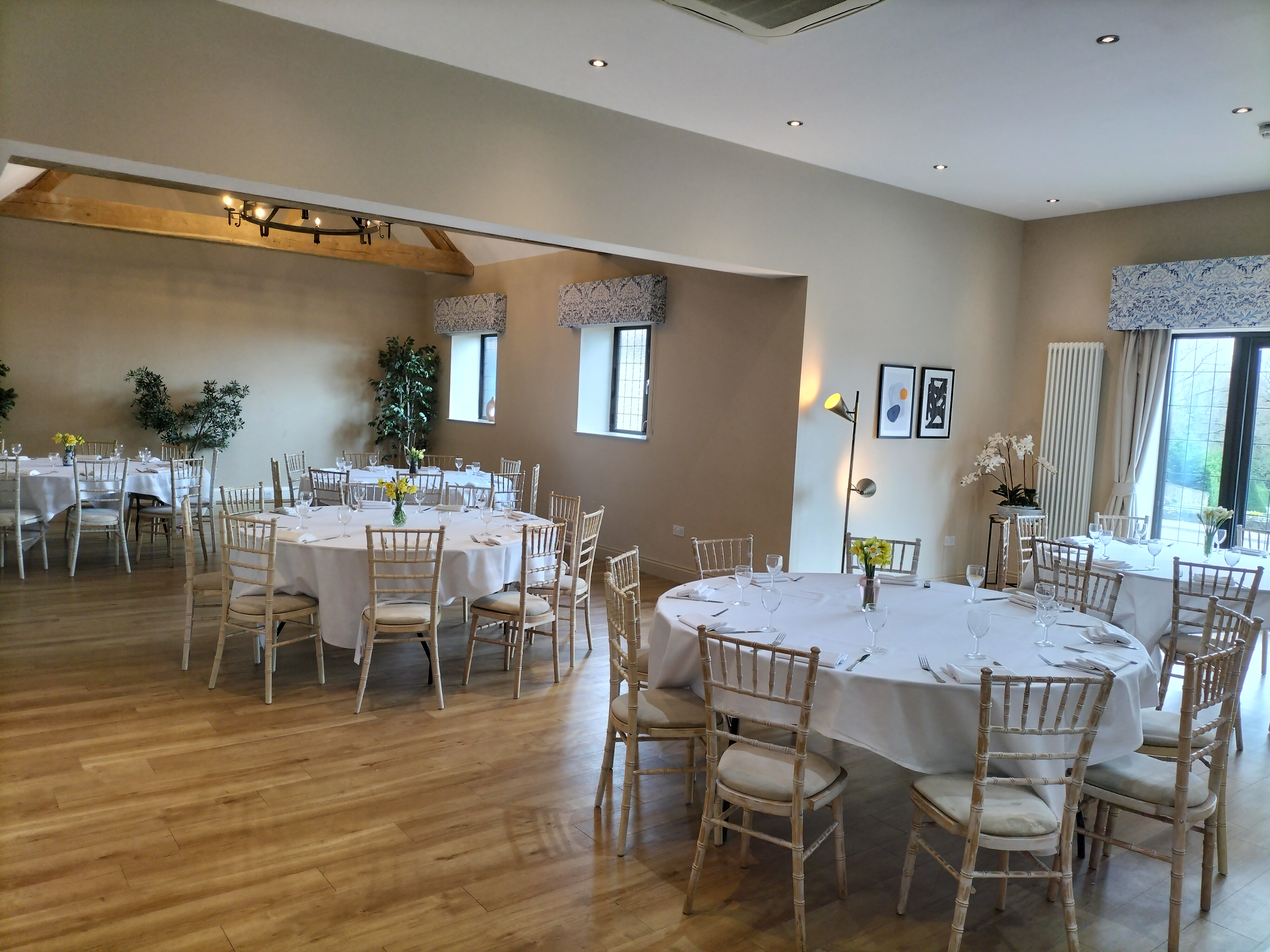 Cedar Suite at Voco Lythe Hill Hotel, elegant event space for meetings and receptions.