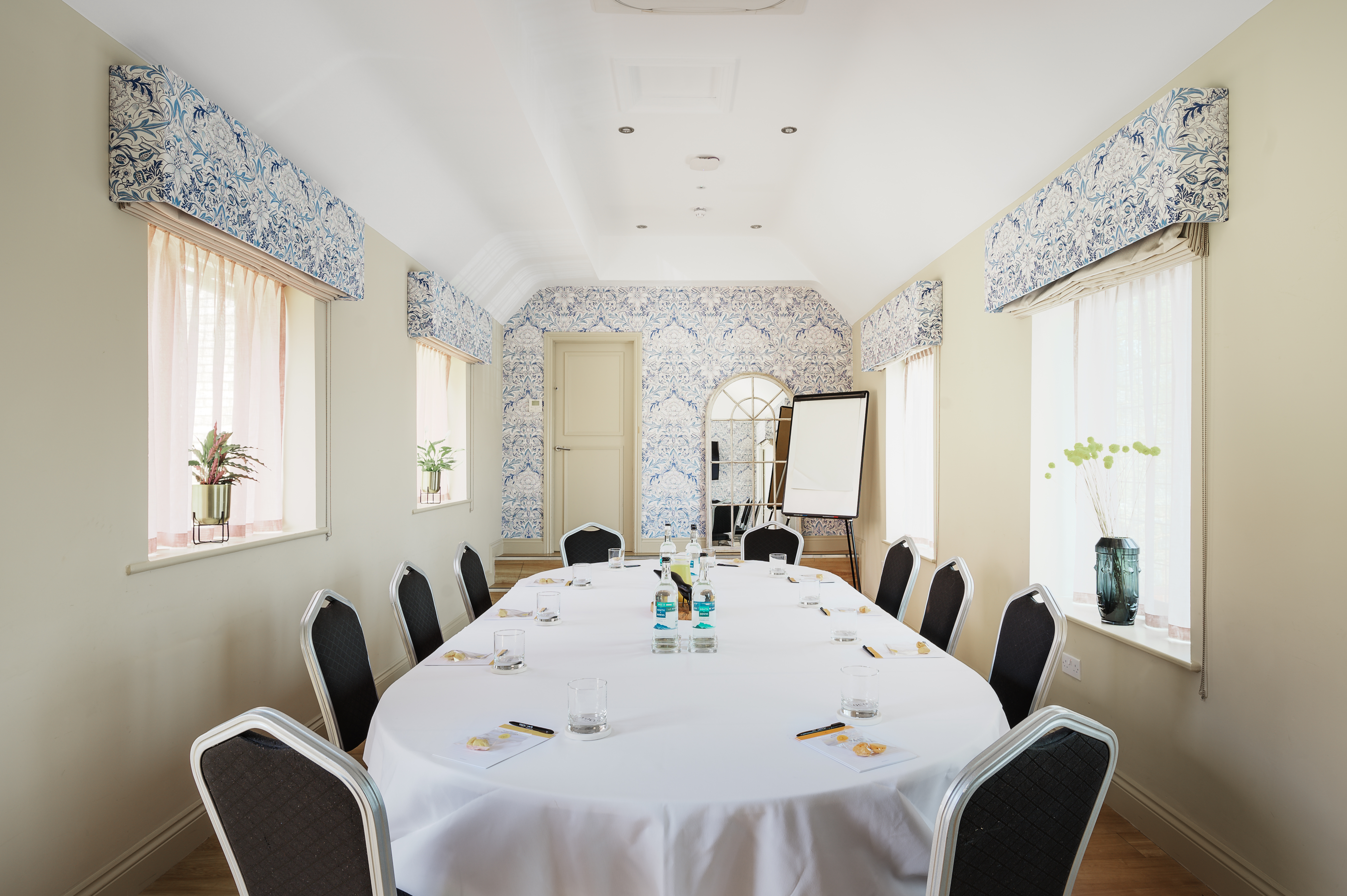 Willow Suite meeting room at Voco Lythe Hill, perfect for workshops and strategy sessions.