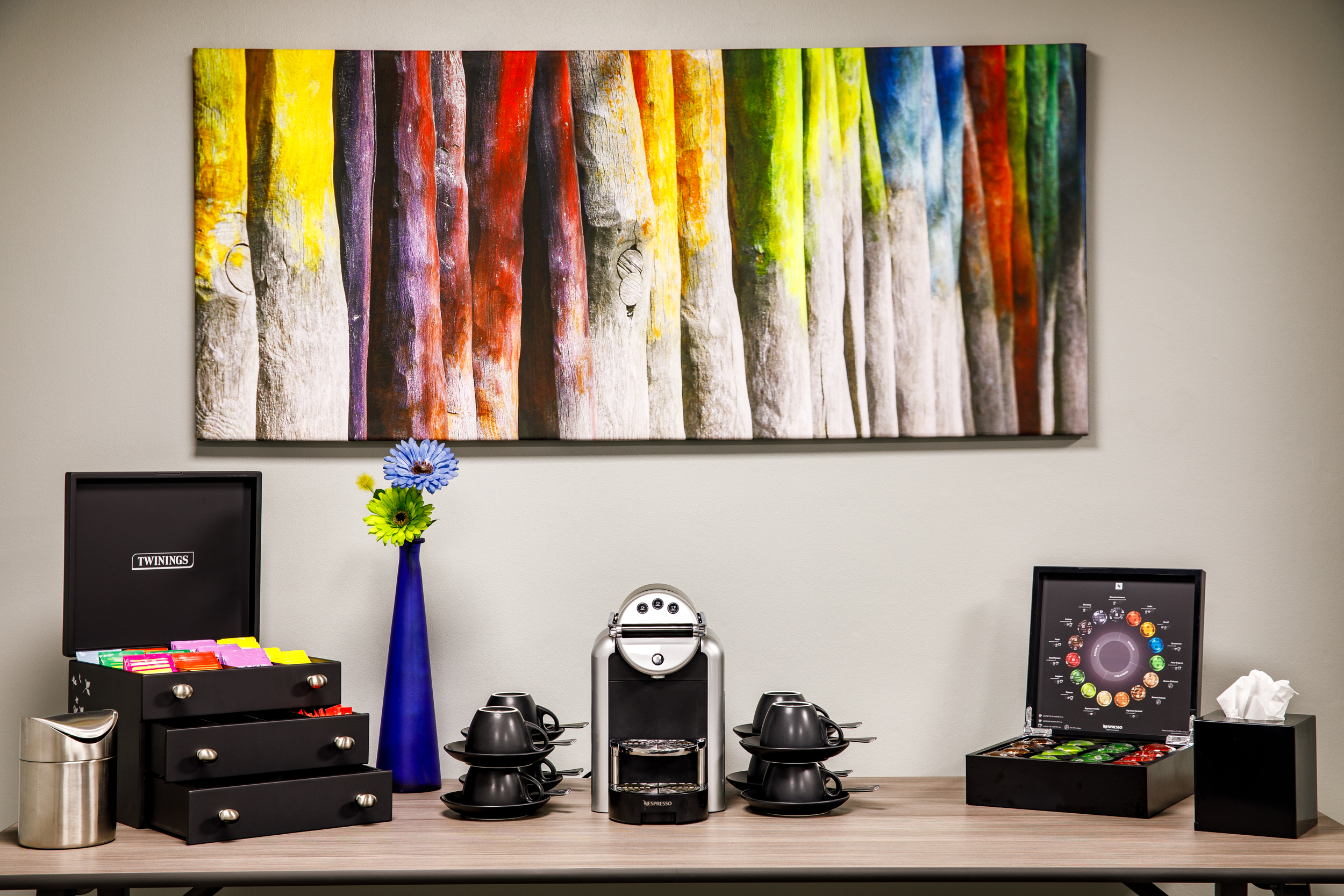 Diane Suite refreshment station at Mercure Birmingham West Hotel for meetings and events.