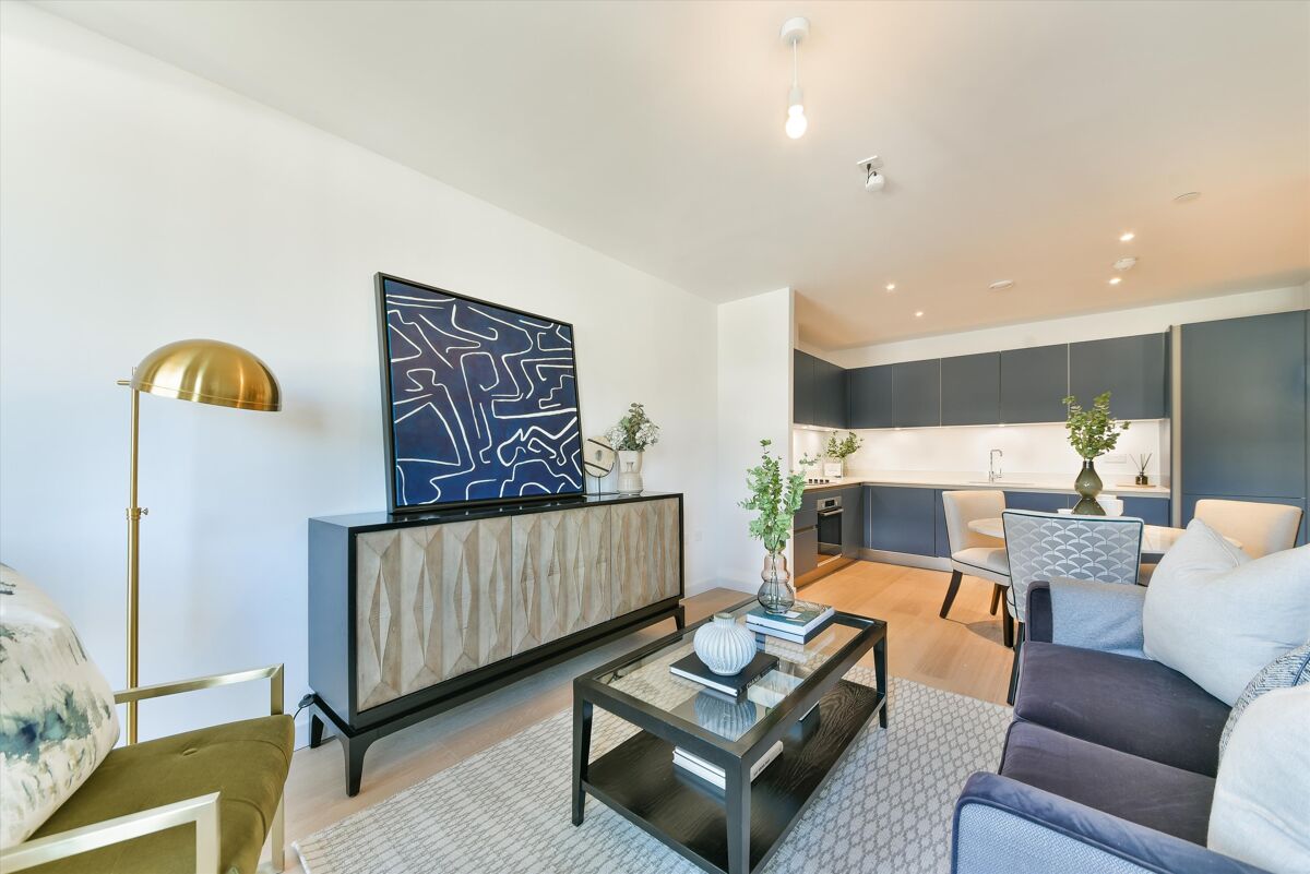 Modern living space in Grace House, ideal for intimate meetings and small events.