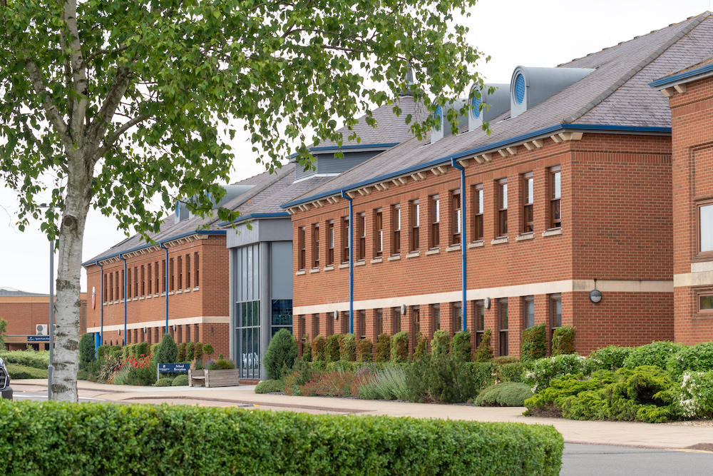 Netball courts at Northampton High School, ideal for corporate events and workshops.